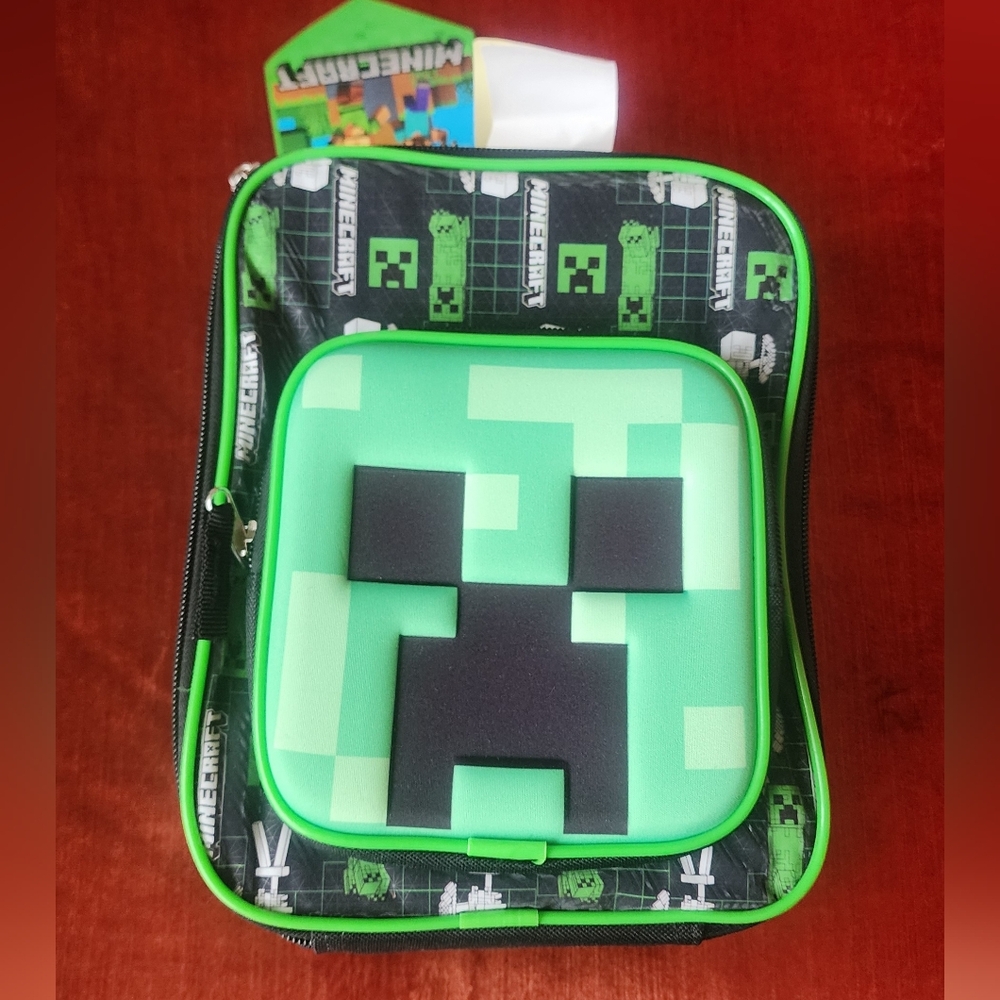 Minecraft Insulsted Lunch Bag